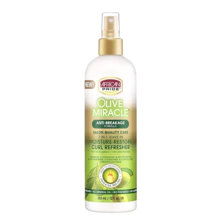 African Pride Olive Miracle 7-IN-1 Leave-In Curl Refresher 354ml